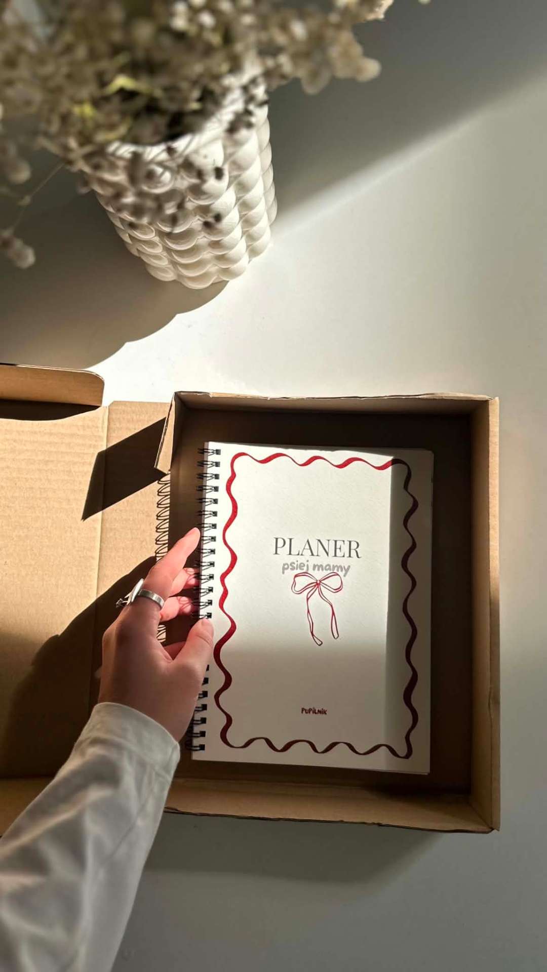 Planer psiej mamy Pupilnik w pudełku — rozpakowanie